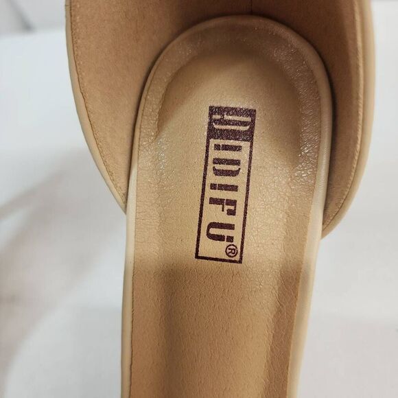 IDIFU Women's Size 9 High Heels Dressy Stiletto Heels Open Toe Heels Ankle Strap - Picture 9 of 10